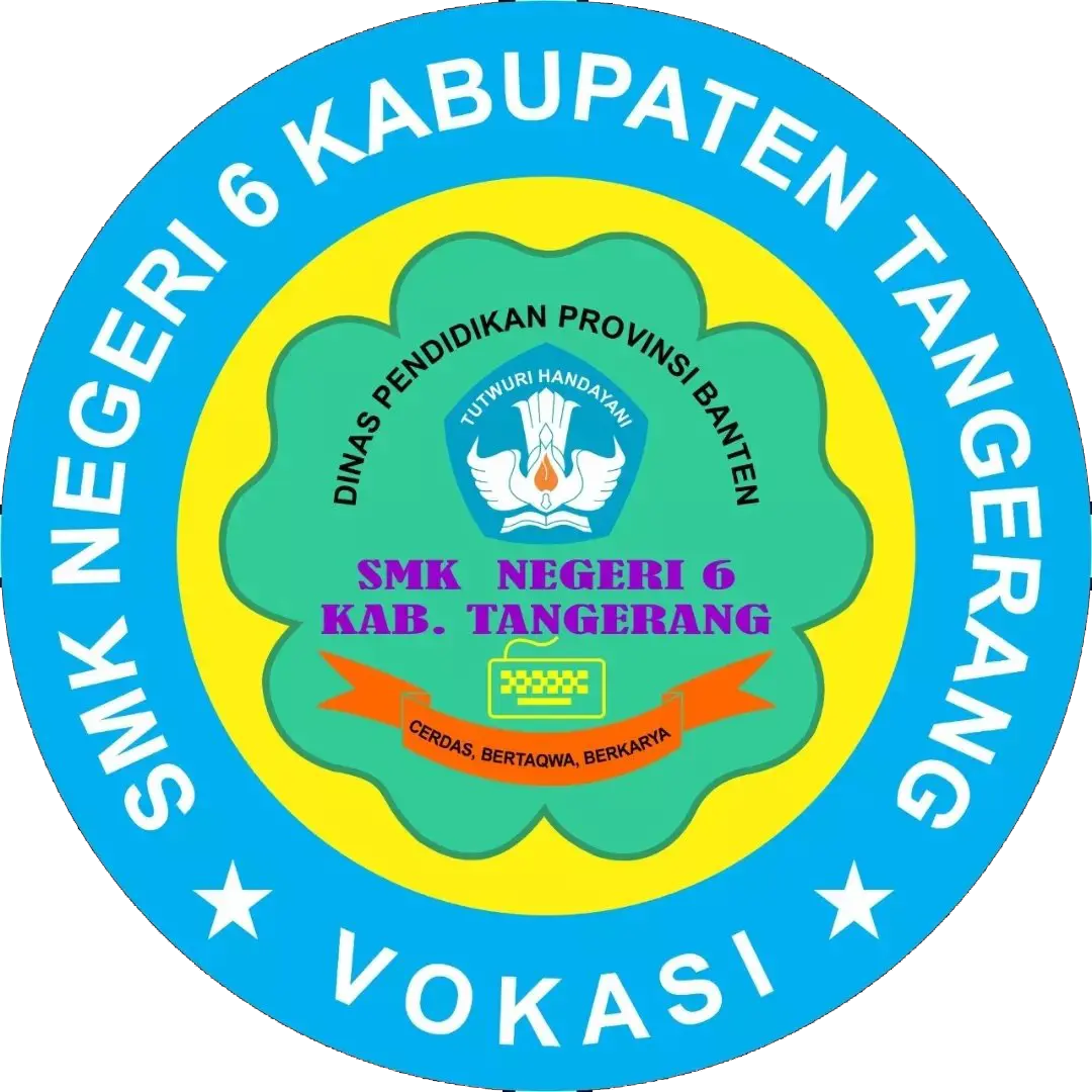 Logo SMKN 6 Kabupaten Tangerang
